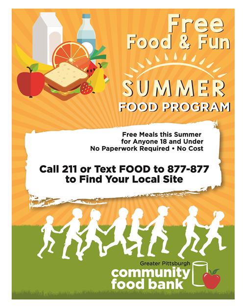 Summer Food Program Available for Ages 18 and Under